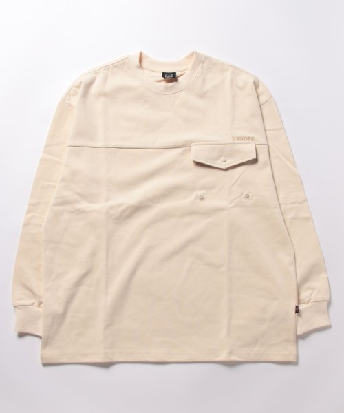 S'more(スモア)/【 S'more / 2WAY pocket l/s big t shirts 】2WAY長袖Tシャツ/img22