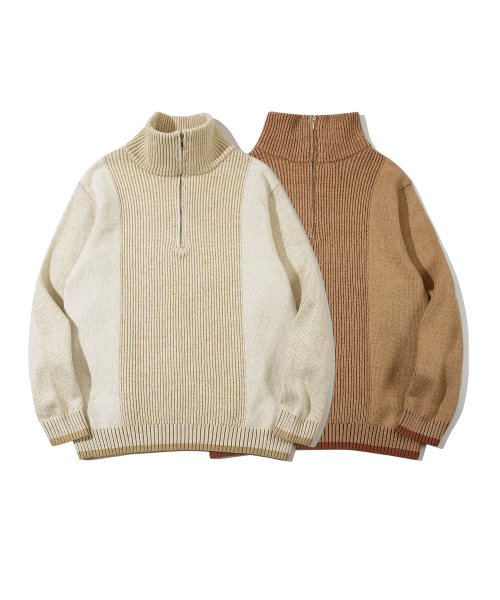 S'more(スモア)/【 S'more / Ribbed stripe sweater 】リブストライプセーター/img01