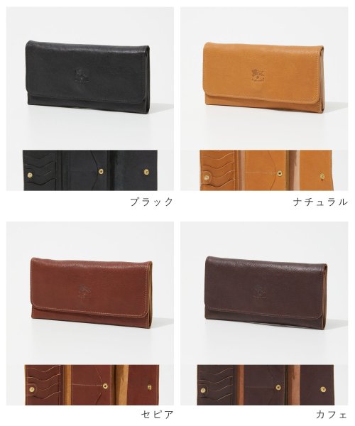 IL BISONTE(イルビゾンテ)/イル ビゾンテ IL BISONTE SCW009 PO0001 長財布 Continental Wallet Classic メンズ レディース 財布 ロング/img02