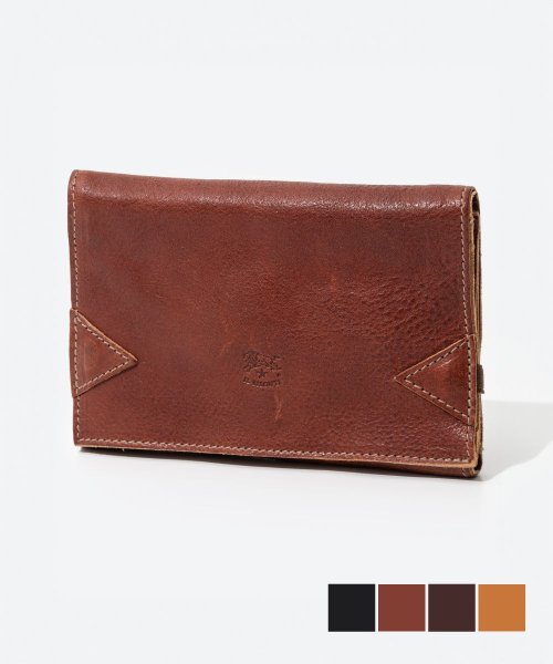 IL BISONTE(イルビゾンテ)/イル ビゾンテ IL BISONTE SMW002 PO0001 三つ折り財布 Medium Wallet Classic メンズ レディース 財布 レザー ウ/img01