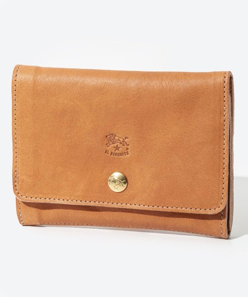 IL BISONTE(イルビゾンテ)/イル ビゾンテ IL BISONTE SMW028 PO0001 二つ折り財布 Medium Wallet Classic メンズ レディース 財布 小銭入れ /img10