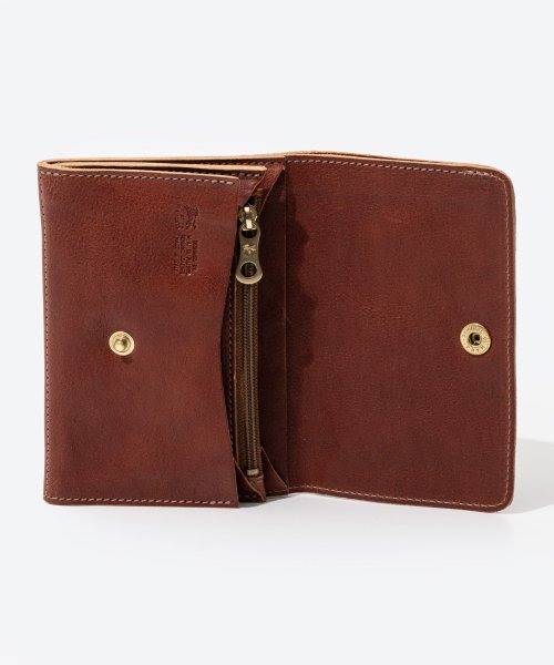 IL BISONTE(イルビゾンテ)/イル ビゾンテ IL BISONTE SMW028 PO0001 二つ折り財布 Medium Wallet Classic メンズ レディース 財布 小銭入れ /img15