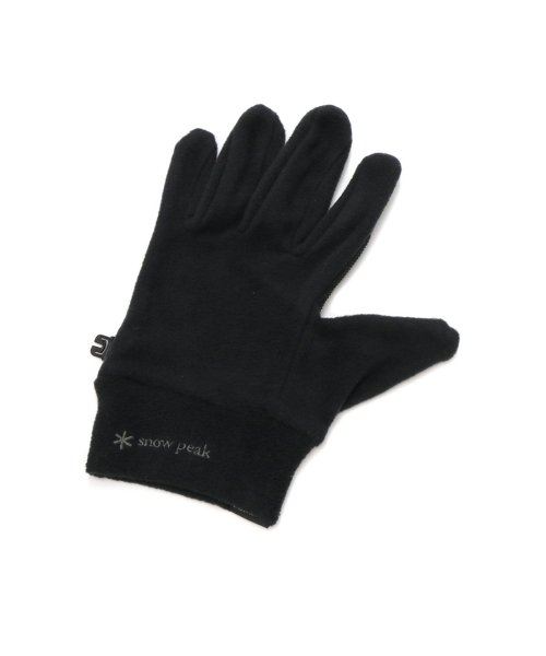 snow peak(スノーピーク)/スノーピーク 手袋 スマートフォン対応 防寒 snow peak グローブ フリース 滑り止め Micro Fleece Gloves AC－23AU011/img04