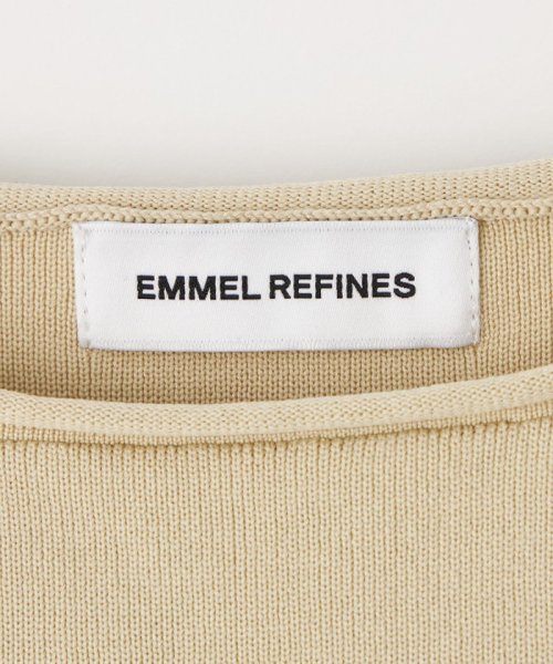 EMMEL REFINES(エメル リファインズ)/＜EMMEL REFINES＞EM フィット＆パフィー シェイプ ニットワンピース/img21