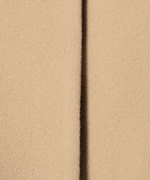 ウールナイロンベロア コクーンコート 