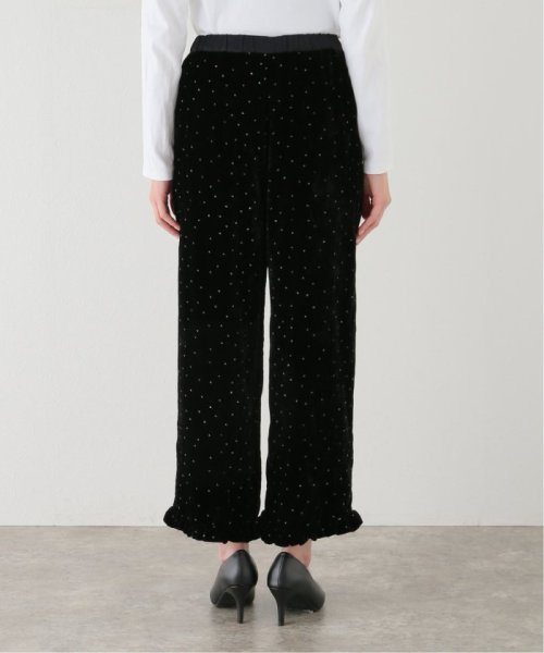 【ne Quittez pas(ヌキテパ)】VELVET FRILL PANTS フリルパンツ Quittez ヌキテパ ne pas