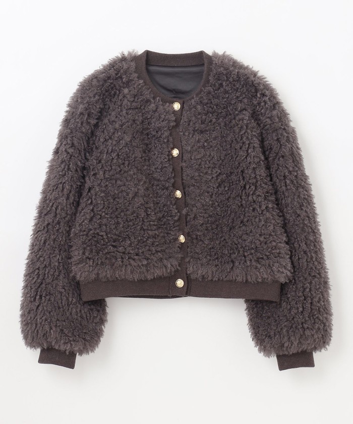 フェイクファーニットカーディガン(505815959)｜阪急百貨店公式通販