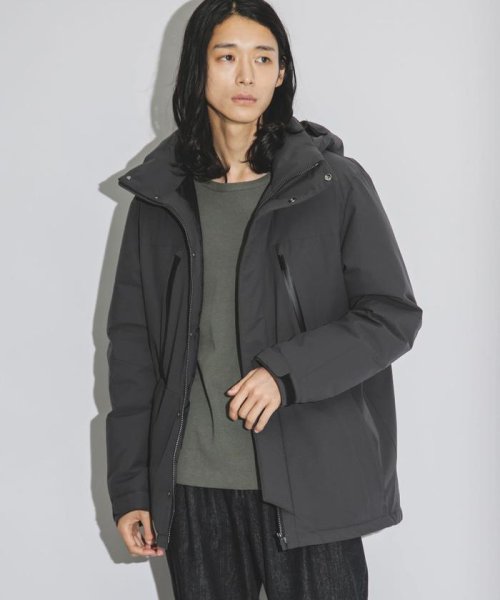 「西川ダウン(R)」フードデタッチャブルMATSUMIダウン 西川ダウン シリーズの定番モデル MATSUMI スタンドネックブルゾンとしてもお楽しみいただけるデザイン