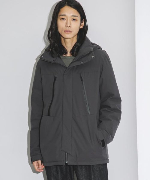 「西川ダウン(R)」フードデタッチャブルMATSUMIダウン 西川ダウン シリーズの定番モデル MATSUMI スタンドネックブルゾンとしてもお楽しみいただけるデザイン