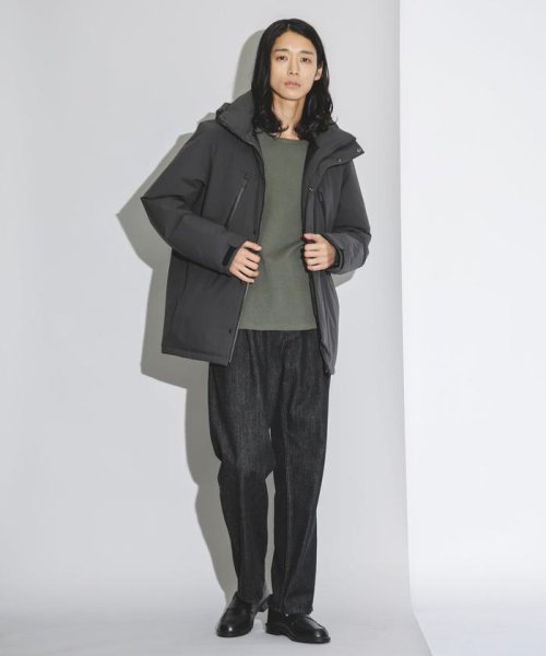 「西川ダウン(R)」フードデタッチャブルMATSUMIダウン 西川ダウン シリーズの定番モデル MATSUMI スタンドネックブルゾンとしてもお楽しみいただけるデザイン