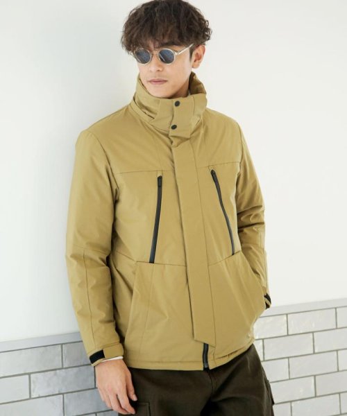 「西川ダウン(R)」フードデタッチャブルMATSUMIダウン 西川ダウン シリーズの定番モデル MATSUMI スタンドネックブルゾンとしてもお楽しみいただけるデザイン