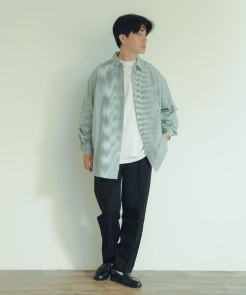 ITEMS URBANRESEARCH(アイテムズアーバンリサーチ（メンズ）)/ストレッチ×ウォッシャブル裏キモウスラックス/img48