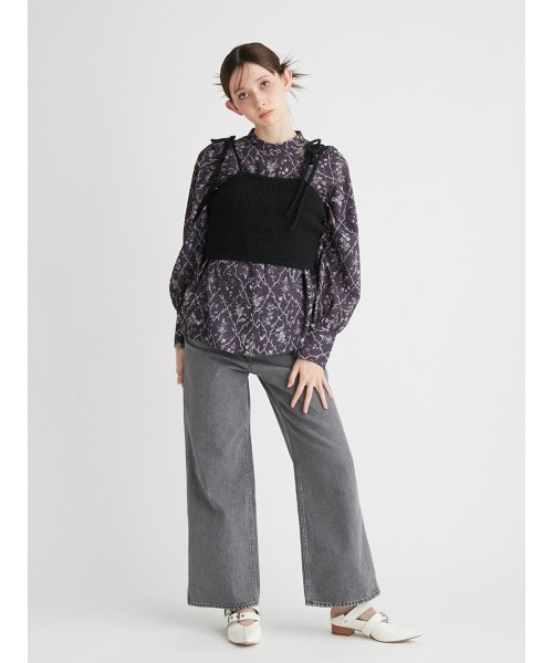 ハイウエストデニムパンツ 予めご了承ください