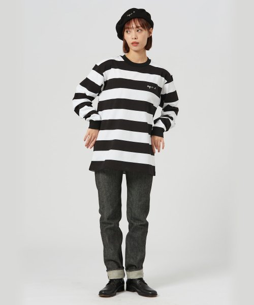 agnes b. FEMME OUTLET(アニエスベー　ファム　アウトレット)/【Outlet】【ユニセックス】WEB限定 SEJ9 TS クリストフ ロングボーダーTシャツ/img01
