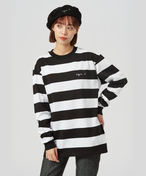 agnes b. FEMME OUTLET(アニエスベー　ファム　アウトレット)/【Outlet】【ユニセックス】WEB限定 SEJ9 TS クリストフ ロングボーダーTシャツ/img04