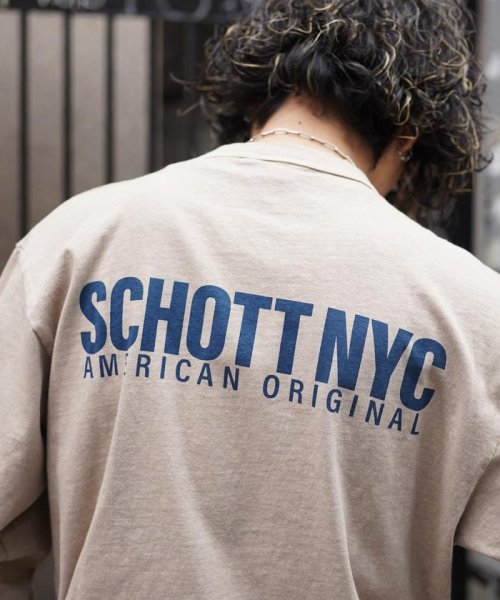 Schott(ショット)/直営限定/LS T－SHIRT SCHOTT NYC/ロングTシャツ ショット ニューヨーク/img15