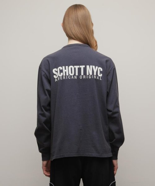 Schott(ショット)/直営限定/LS T－SHIRT SCHOTT NYC/ロングTシャツ ショット ニューヨーク/img23