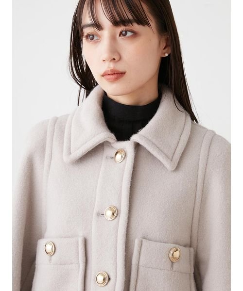 ミドルジャケットコート 予めご了承ください