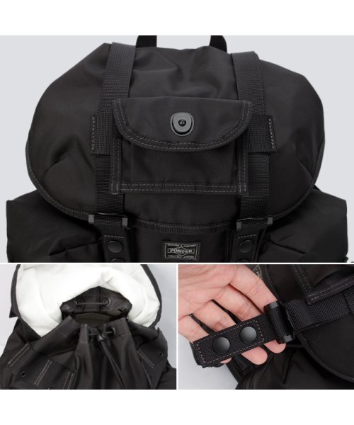 PORTER(ポーター)/ポーター オール  アリスパック 502－05957 PORTER ALL ALICE PACK with POUCHES 13L A4 吉田カバン リュックサ/img09