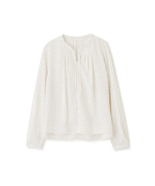 ◆ドットプリントブラウス 