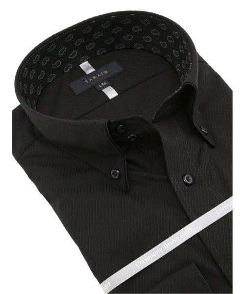 TAKA-Q(タカキュー)/形態安定 スタンダードフィット ドゥエボタンダウン長袖シャツ シャツ メンズ ワイシャツ ビジネス ノーアイロン yシャツ ビジネスシャツ 形態安定/img01