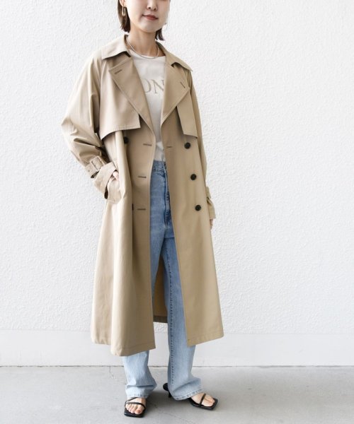 コットン ギャバジン トレンチ コート 24SS ◇ 