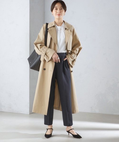 コットン ギャバジン トレンチ コート 24SS ◇ 