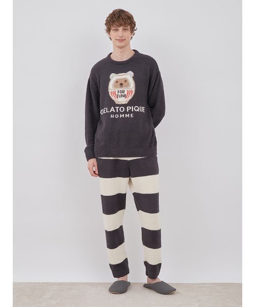 HOMME】ベビモコベアダルマプルオーバー(505816718)|HANKYU HOMME】ベビモコベアダルマプルオーバー(505816718)|HANKYU