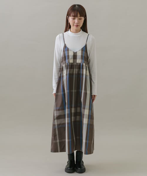 URBAN RESEARCH Sonny Label(アーバンリサーチサニーレーベル)/BIGチェックインナーセットキャミワンピース/img30