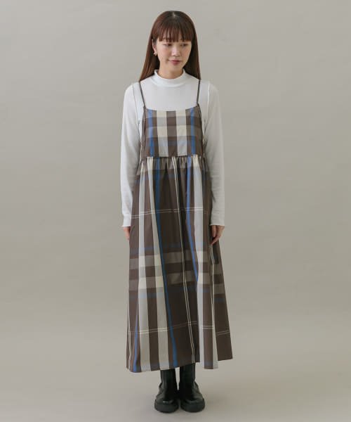 URBAN RESEARCH Sonny Label(アーバンリサーチサニーレーベル)/BIGチェックインナーセットキャミワンピース/img33