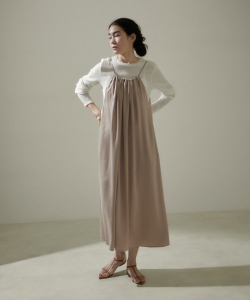 サロン　アダム　エ　ロペ(サロン　アダム　エ　ロペ)/[24SS]GENTLE SILK2WAYキャミワンピース【セットアップ対応】/img15