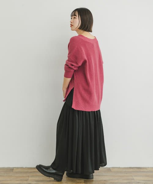 ITEMS URBANRESEARCH(アイテムズ アーバンリサーチ（レディース）)/Vネックルーズカーディガン/img16