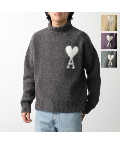 ami paris セーター UKS425.KN0032 ニット アルパカブレンド トップス ニット・セーター CE2402883412(18361円)