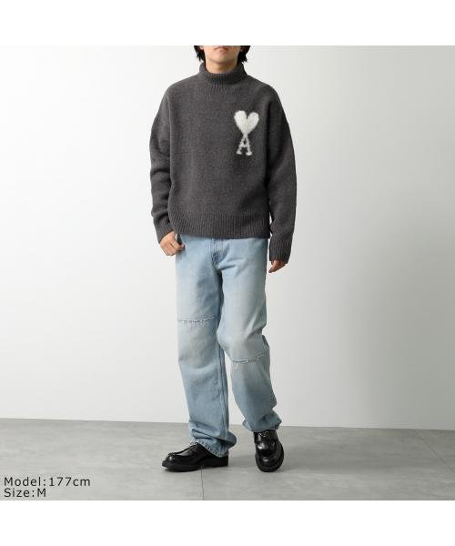 ami paris セーター UKS425.KN0032 ニット アルパカブレンド トップス ニット・セーター CE2402883412(18361円)