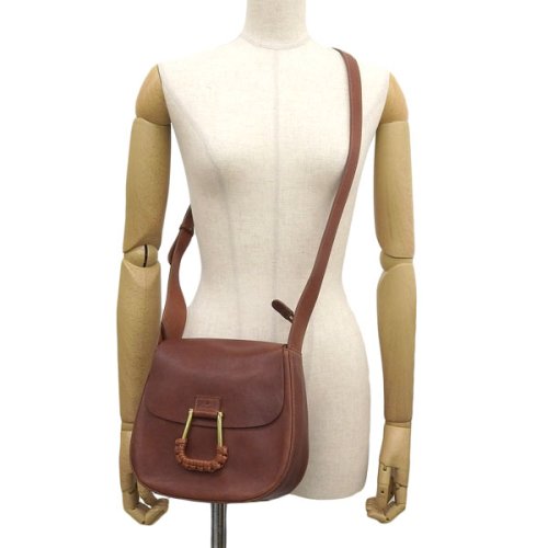 IL BISONTE イルビゾンテ 斜めがけ ショルダー バッグ レザー 