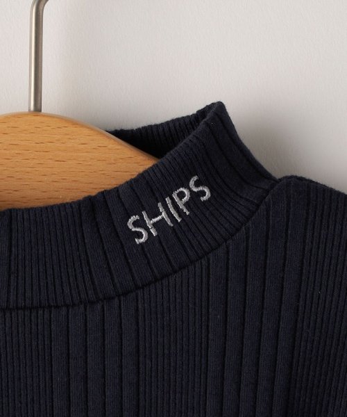 SHIPS KIDS(シップスキッズ)/SHIPS KIDS:100～130cm / ランダム リブ ハイネック カットソー/img06