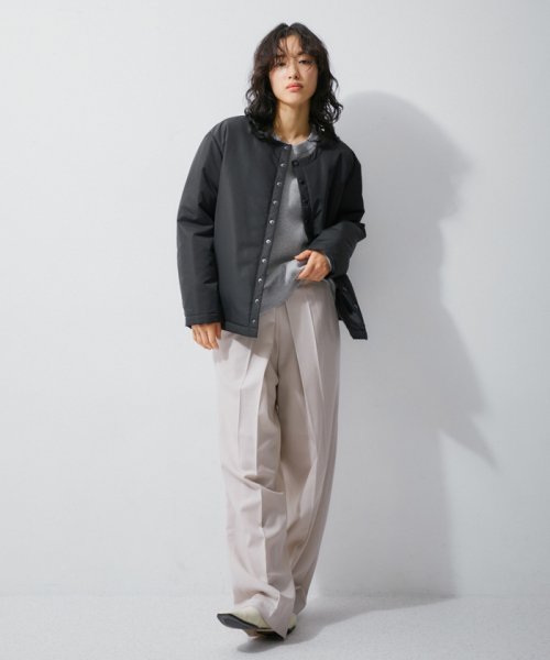 ADAM ET ROPE'(アダム　エ　ロペ)/【agnes b. pour ADAM ET ROPE'】別注 CARDIGAN PRESSIONS PADDED/img02