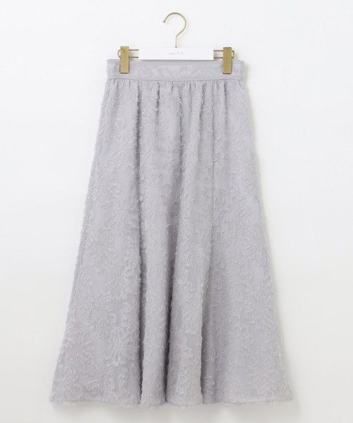 any SiS S(エニスィス（小さいサイズ）)/【洗える】フェザーフラワージャカード スカート/img08