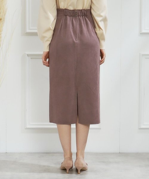 Couture Brooch(クチュールブローチ)/【オフィス・通勤にも】フェイクスエードダンボールスカート/img52
