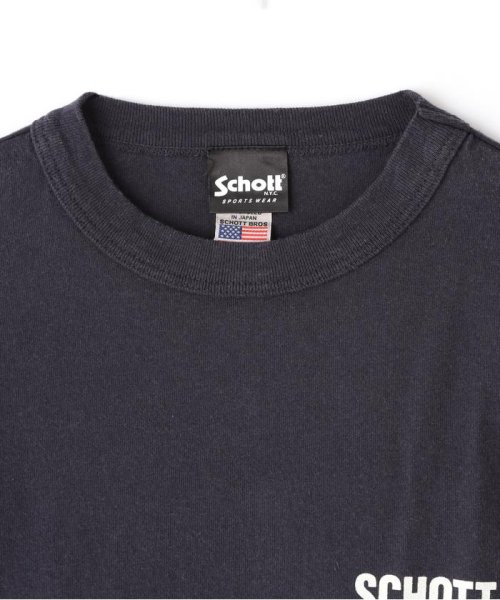 Schott(ショット)/直営限定/LS T－SHIRT SCHOTT NYC/ロングTシャツ ショット ニューヨーク/img31