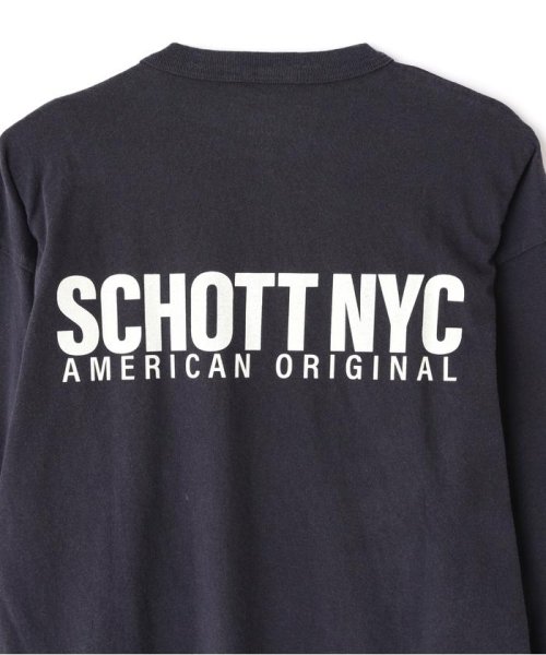 Schott(ショット)/直営限定/LS T－SHIRT SCHOTT NYC/ロングTシャツ ショット ニューヨーク/img36