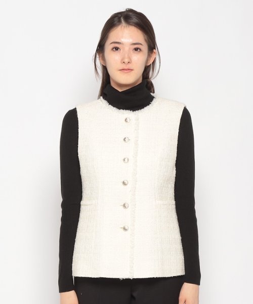 フィルムツイードペプラムジレ なし 着用サイズ