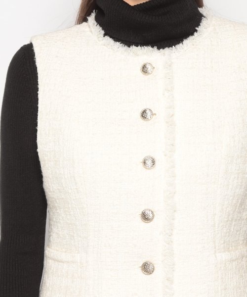 フィルムツイードペプラムジレ なし 着用サイズ