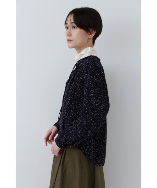 ◆ドットプリントブラウス 