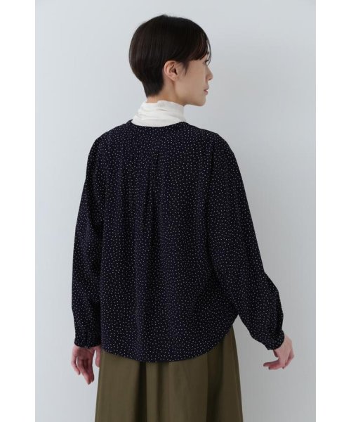 ◆ドットプリントブラウス 