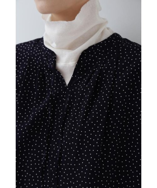 ◆ドットプリントブラウス 
