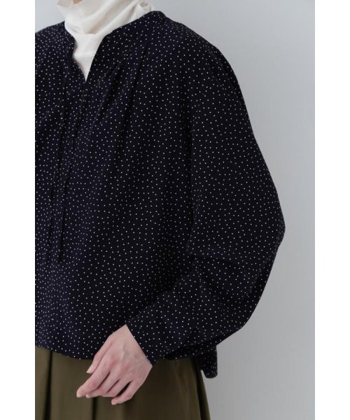 ◆ドットプリントブラウス 