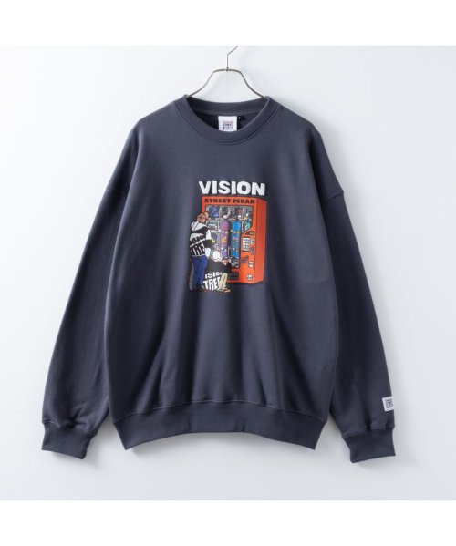 MAC HOUSE(men)(マックハウス（メンズ）)/VISION STREET WEAR ヴィジョンストリートウェア スケボー自販機トレーナー 4305012－EC/img01