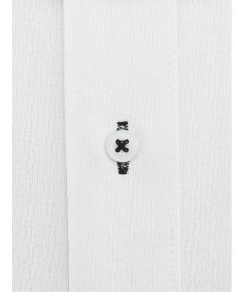 TAKA-Q(タカキュー)/ノーアイロンストレッチ スタンダードフィット ワイドカラー長袖ニットシャツ シャツ メンズ ワイシャツ ビジネス ノーアイロン yシャツ ビジネスシャツ 形態安/img03