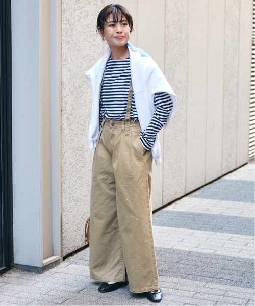 Spick & Span(スピック＆スパン)/【AUTHEN / オーセン】別注HI RISE SUSPENDER PANT/img03